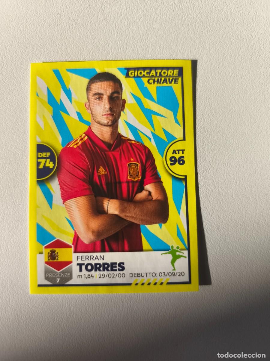 Cromos de f&uacute;tbol: UNICI PANINI 2021 FERRAN TORRES 58 CJU