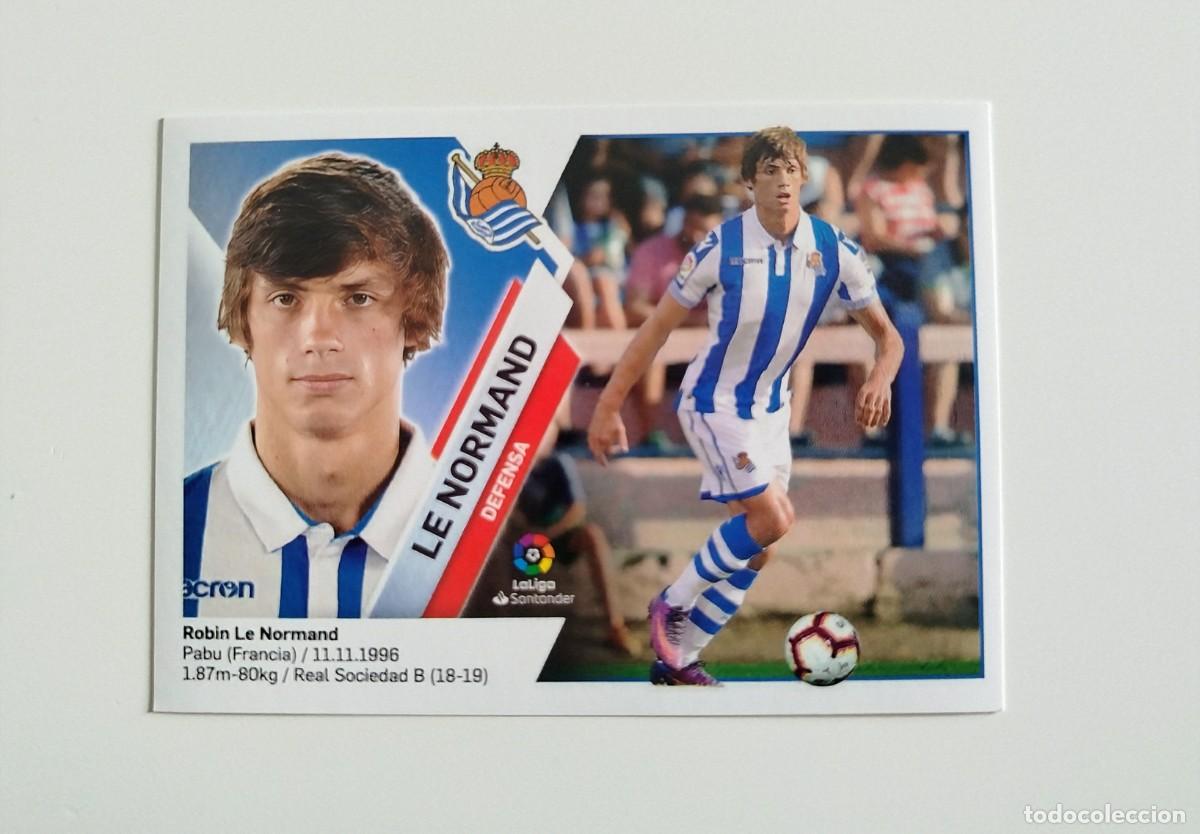 Cromos de f&uacute;tbol: Le Normand 6 BIS COLOCA SIN PEGAR NUNCA PEGADO Real Sociedad Ediciones Este 19 20 / 2019 2020