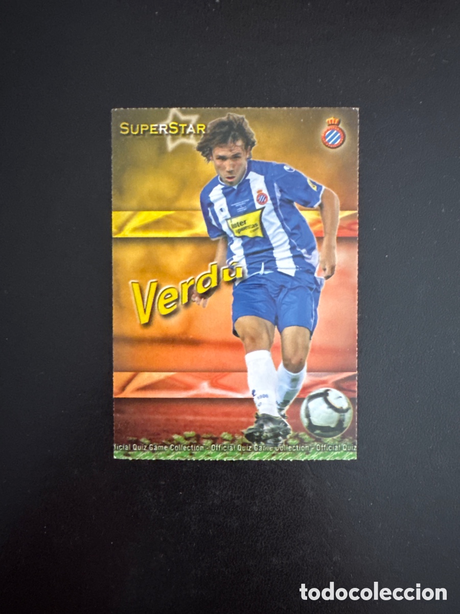 Fu&szlig;ball-Sticker: VERDU ESPA&Ntilde;OL NUMERO 269 MUNDICROMO 2009 LAS FICHAS QUIZ DE LA LIGA 2010