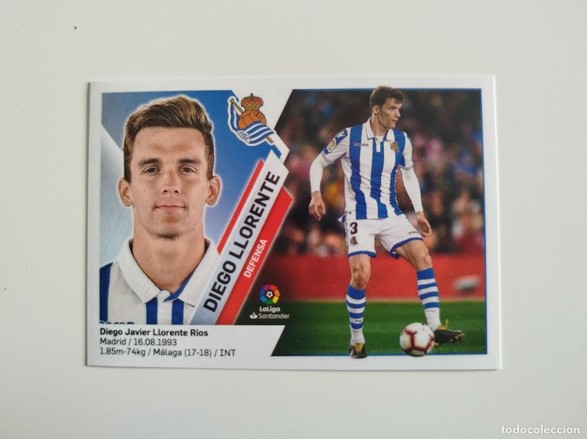Figurine di Calcio: Diego Llorente 5A SIN PEGAR NUNCA PEGADO Real Sociedad Ediciones Este 19 20 / 2019 2020