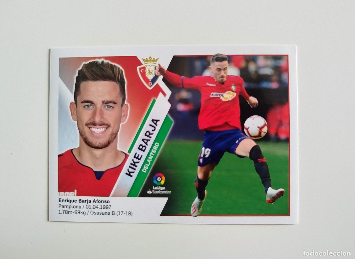 Cromos de f&uacute;tbol: Kike Barja 14 SIN PEGAR NUNCA PEGADO CA Osasuna Ediciones Este 19 20 / 2019 2020