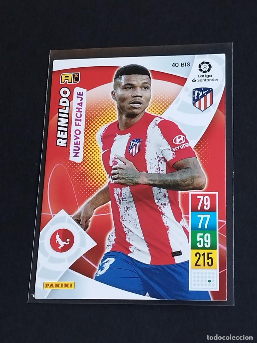 Cromos de f&uacute;tbol: REINILDO NUEVO FICHAJE #40 BIS ATL&Eacute;TICO MADRID - ADRENALYN XL LA LIGA 2021 2022 - PANINI 21 22