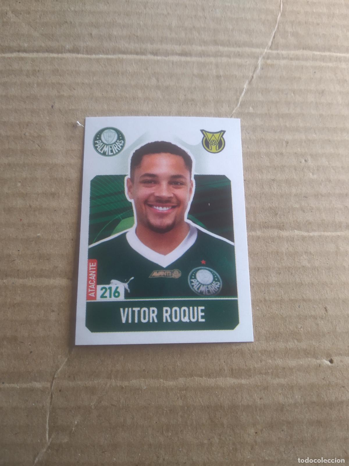 Cromos de f&uacute;tbol: 216 VITOR ROQUE PALMEIRAS CROMO FUTBOL LIGA BRASIL BRASILEIRAO