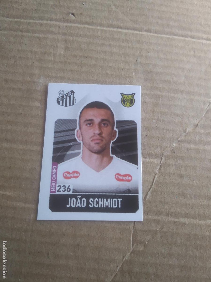 Cromos de f&uacute;tbol: 236 JOAO SCHMIDT SANTOS CROMO FUTBOL LIGA BRASIL BRASILEIRAO
