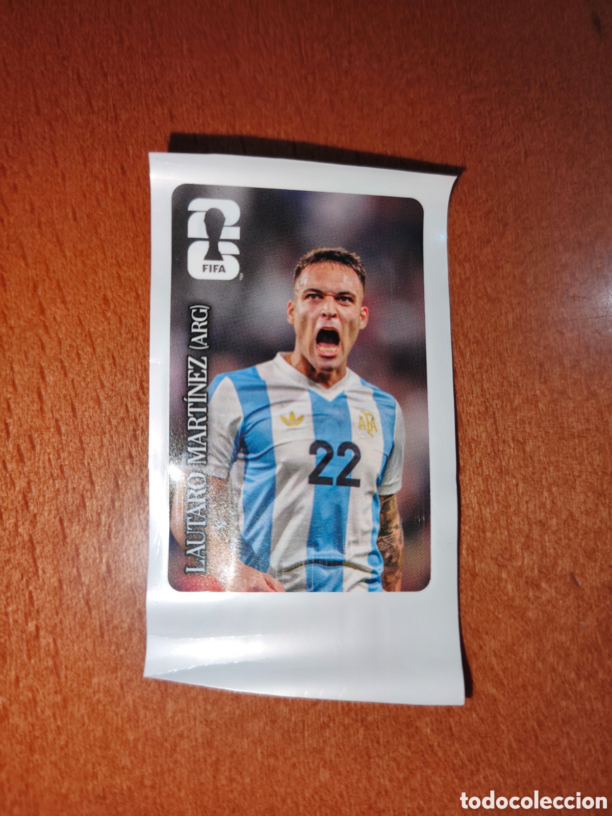 Cromos de f&uacute;tbol: Lautaro Mart&iacute;nez cromo Coca-Cola mundial 2026 Argentina