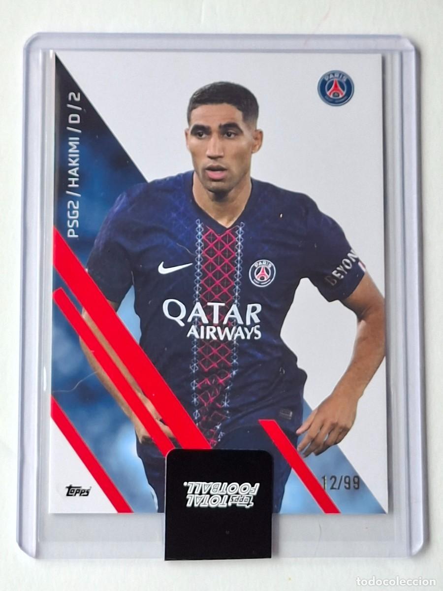 Cromos de f&uacute;tbol: Numerada 12/99 Base #PSG2 ACHRAF HAKIMI (Paris Saint Germain) TOPPS Total Football 2025-26 TopLoader