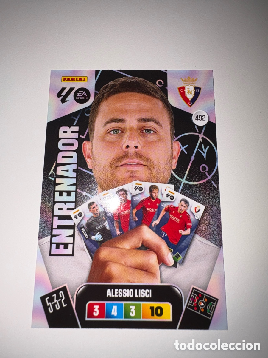 Cromos de f&uacute;tbol: PANINI ADRENALYN 25/26 2025/2026 #495 PELLEGRINO MATARAZZO (REAL SOCIEDAD) ENTRENADOR