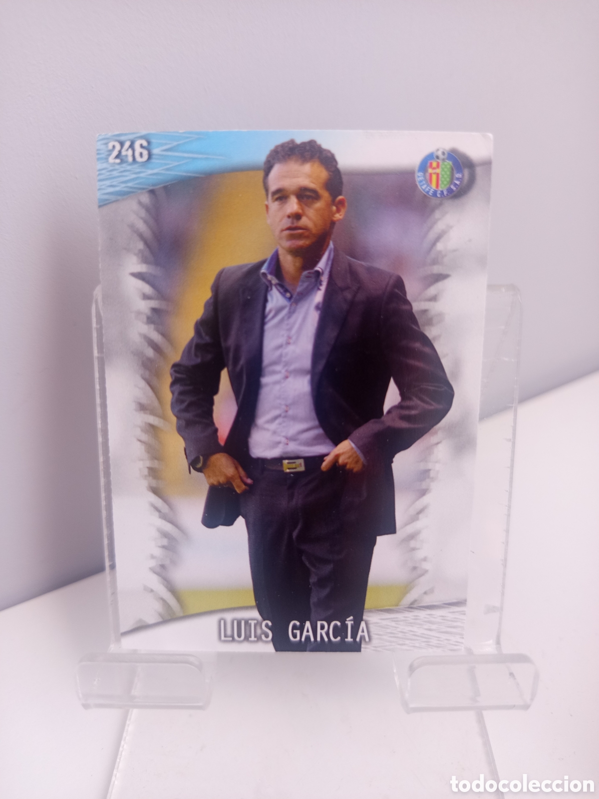 Cromos de f&uacute;tbol: ❇️ CROMO CARD ⚽ LUIS GARC&Iacute;A GETAFE 246 FICHAS LIGA QUIZ GAME 2014 13 14 2013 2014 MUNDICROMO ❇️