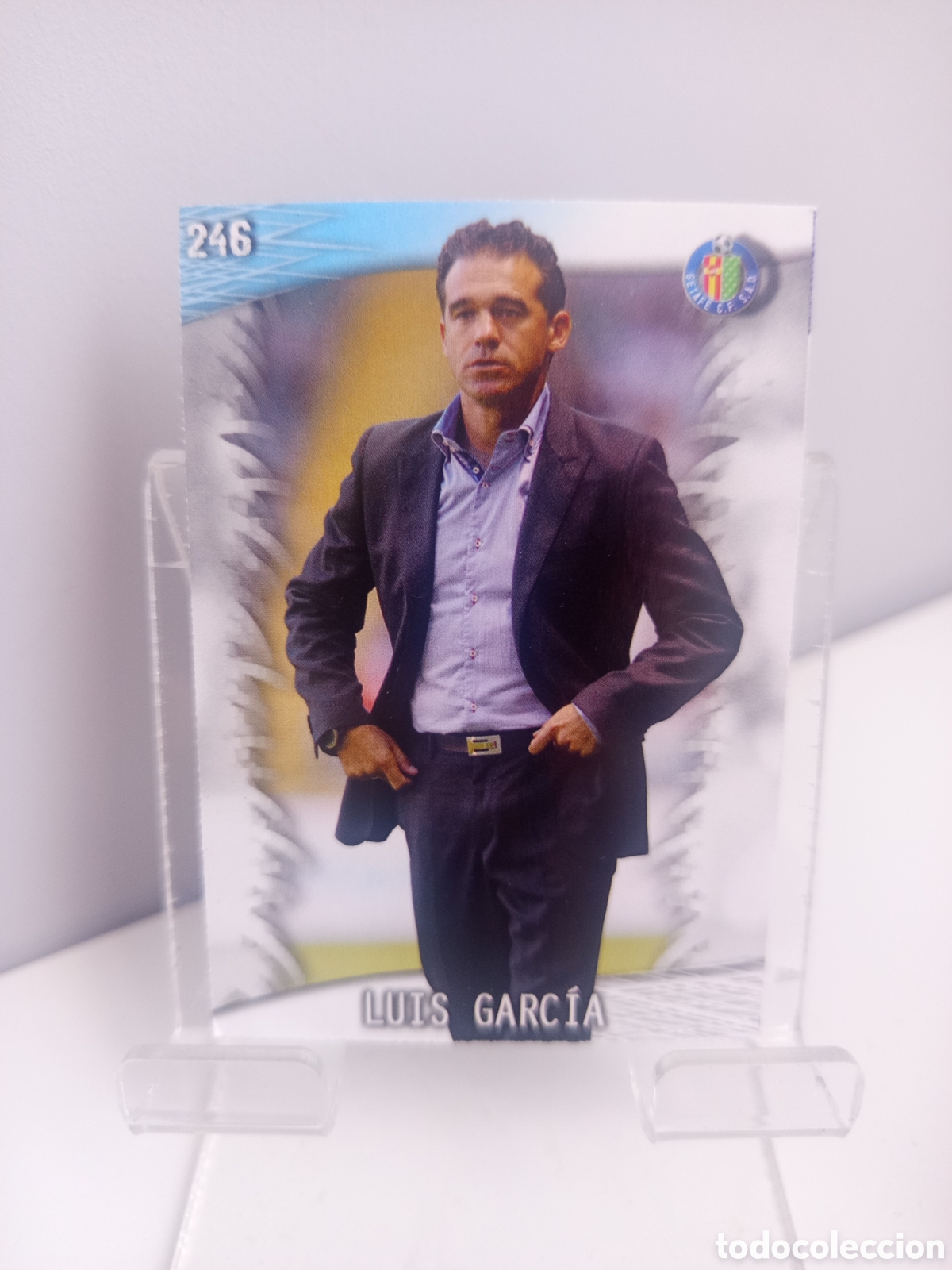 Cromos de f&uacute;tbol: ❇️ CROMO CARD ⚽ LUIS GARC&Iacute;A GETAFE 246 FICHAS LIGA QUIZ GAME 2014 13 14 2013 2014 MUNDICROMO ❇️