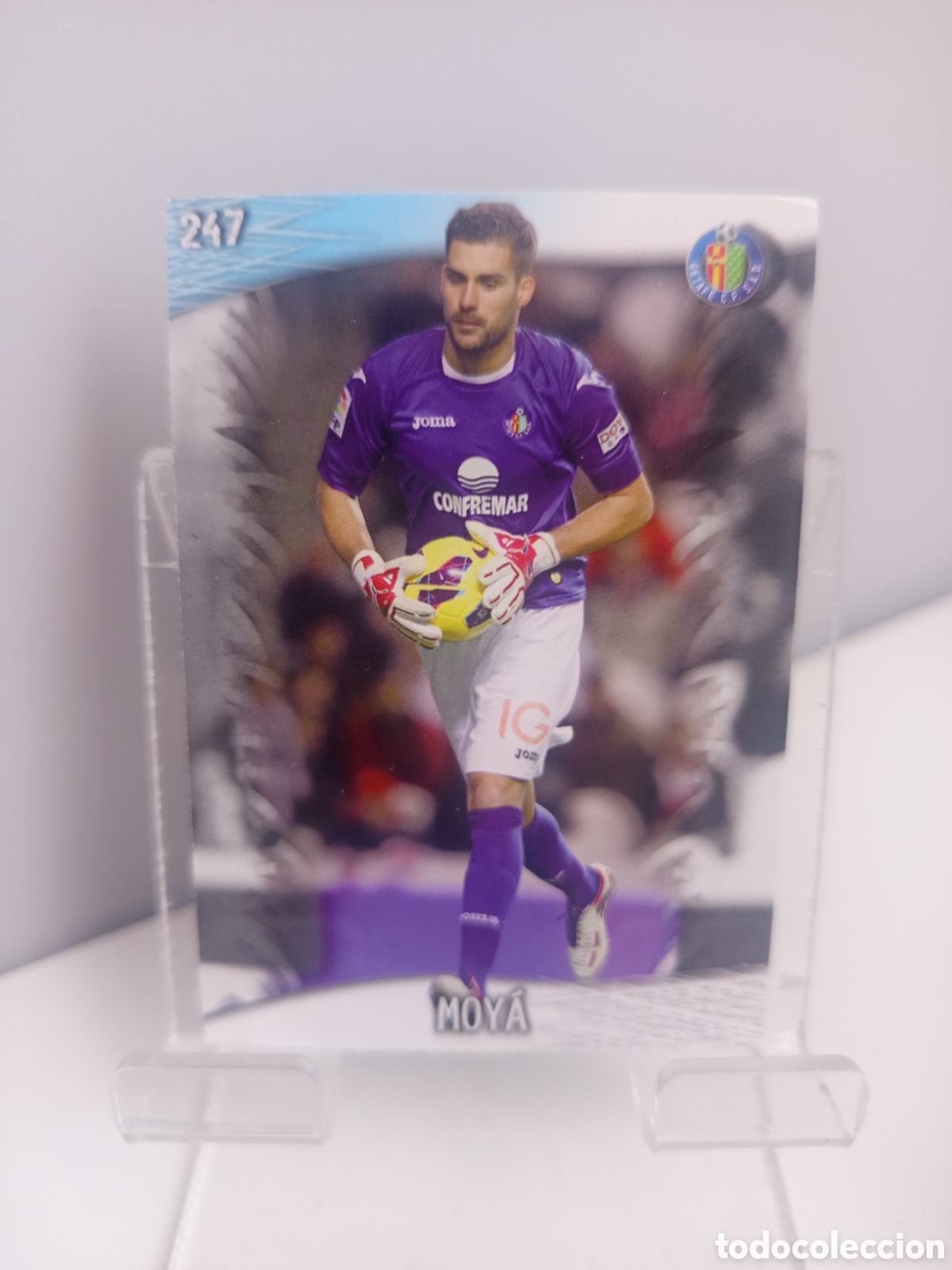 Cromos de f&uacute;tbol: ❇️ CROMO CARD ⚽ MOY&Aacute; GETAFE 247 FICHAS LIGA QUIZ GAME 2014 13 14 2013 2014 MUNDICROMO ❇️