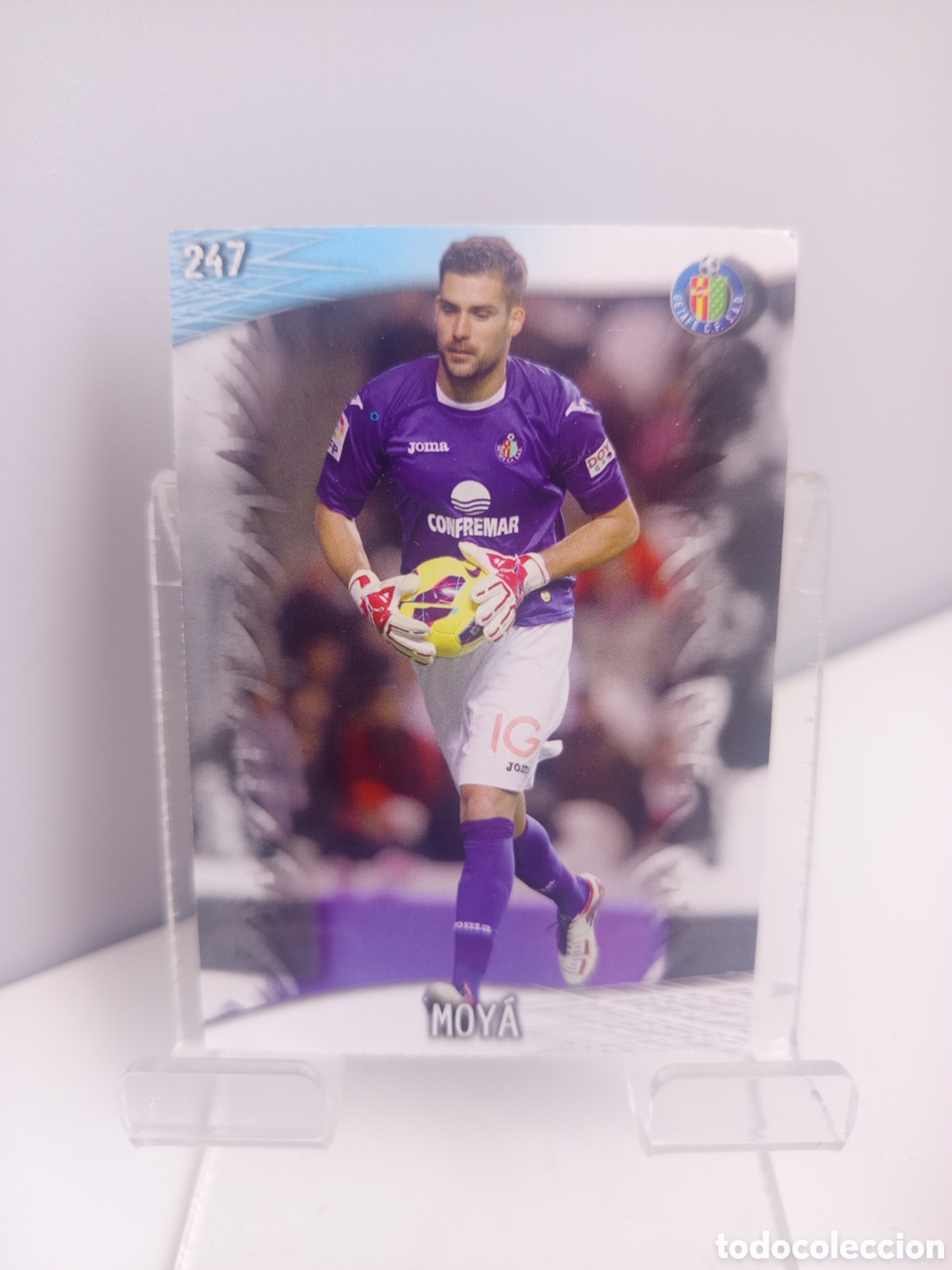 Cromos de f&uacute;tbol: ❇️ CROMO CARD ⚽ MOY&Aacute; GETAFE 247 FICHAS LIGA QUIZ GAME 2014 13 14 2013 2014 MUNDICROMO ❇️