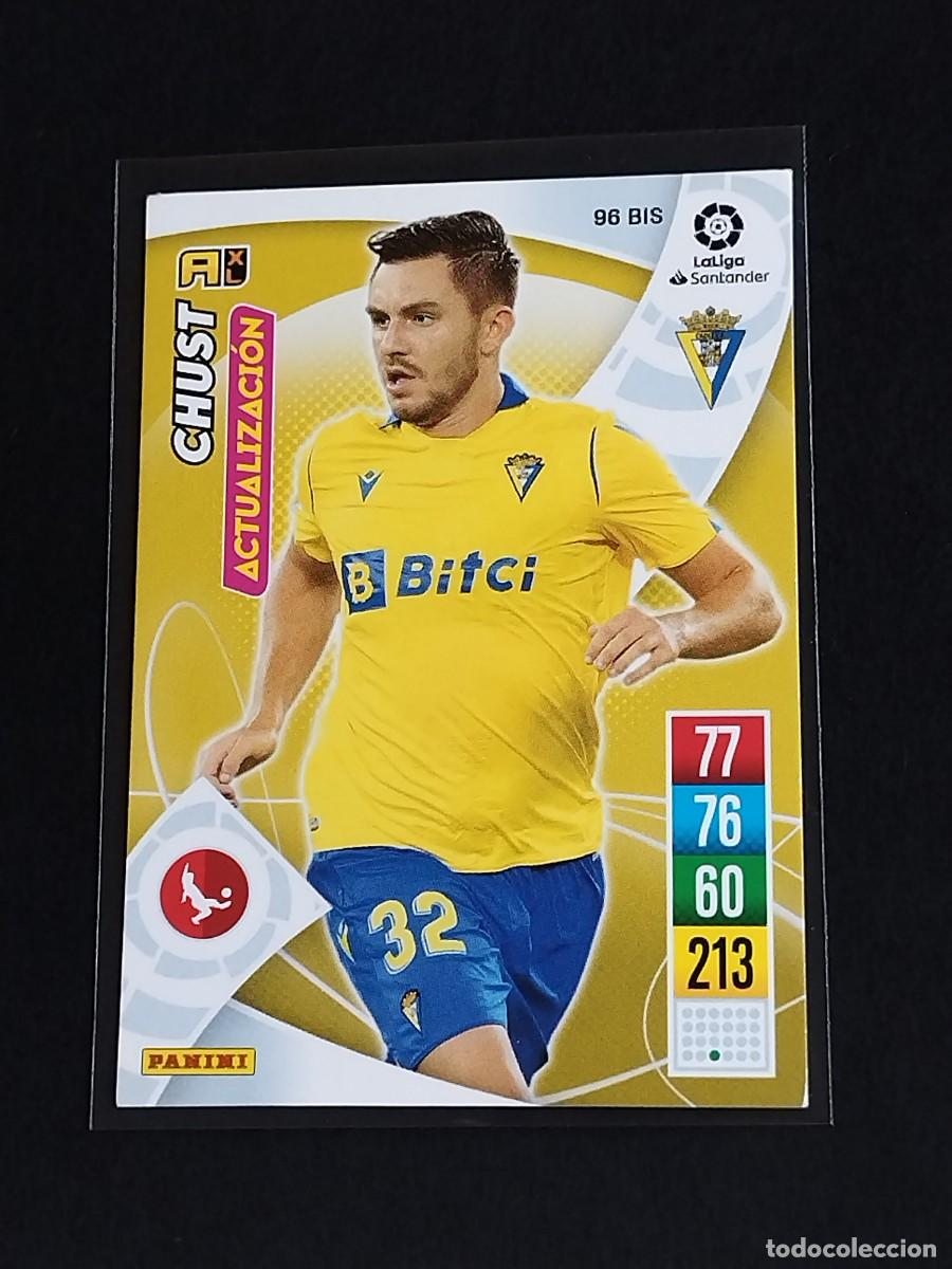 Cromos de f&uacute;tbol: CHUST ACTUALIZACI&Oacute;N #96 BIS C&Aacute;DIZ CF - ADRENALYN XL LA LIGA SANTANDER 2021 2022 - PANINI 21 22