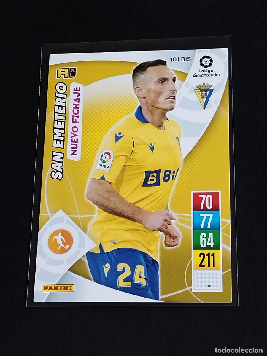 Cromos de f&uacute;tbol: SAN EMETERIO NUEVO FICHAJE #101 BIS C&Aacute;DIZ CF - ADRENALYN XL LA LIGA 2021 2022 - PANINI 21 22