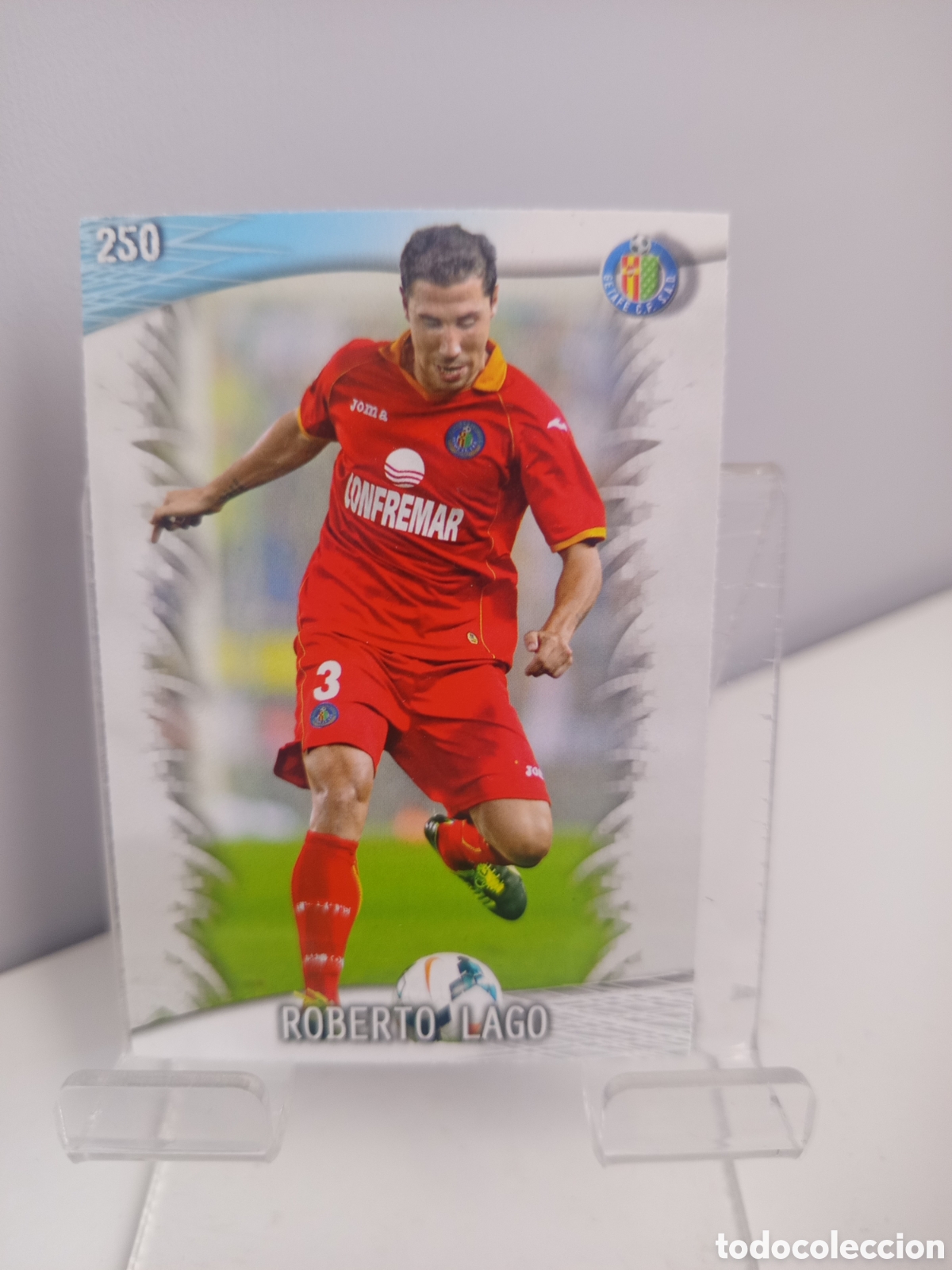 Cromos de f&uacute;tbol: ❇️ CROMO CARD ⚽ ROBERTO LAGO GETAFE 250 FICHAS LIGA QUIZ GAME 2014 13 14 2013 2014 MUNDICROMO ❇️