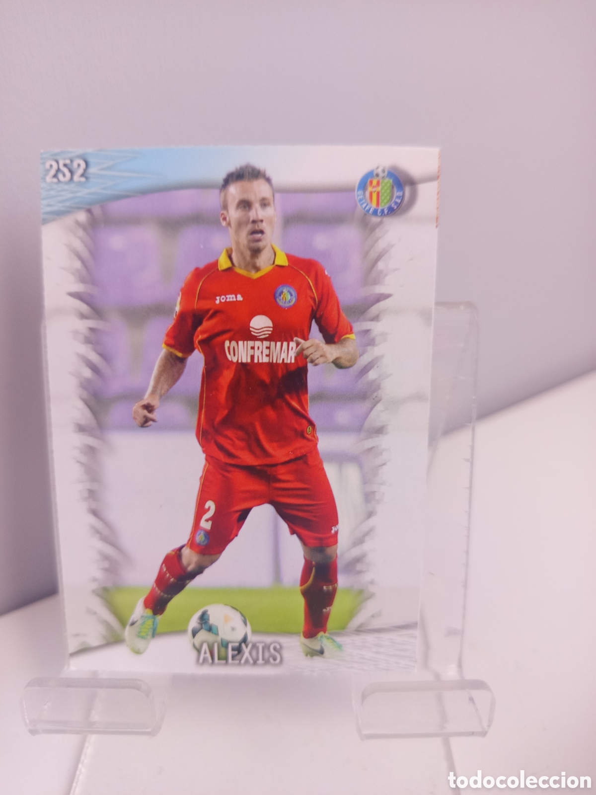 Cromos de f&uacute;tbol: ❇️ CROMO CARD ⚽ ALEXIS GETAFE 252 FICHAS LIGA QUIZ GAME 2014 13 14 2013 2014 MUNDICROMO ❇️