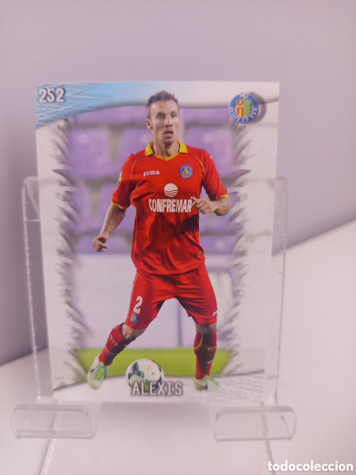 Cromos de f&uacute;tbol: ❇️ CROMO CARD ⚽ ALEXIS GETAFE 252 FICHAS LIGA QUIZ GAME 2014 13 14 2013 2014 MUNDICROMO ❇️