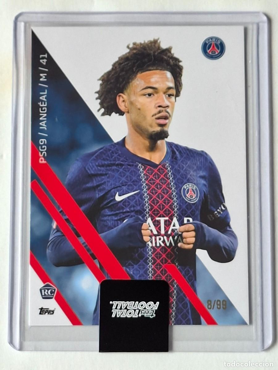 Cromos de f&uacute;tbol: Numerada 8/99 Rookie Base #PSG9 MATHIS JANG&Eacute;AL&nbsp; (Paris Saint Germain) TOPPS Total Football 2025-26