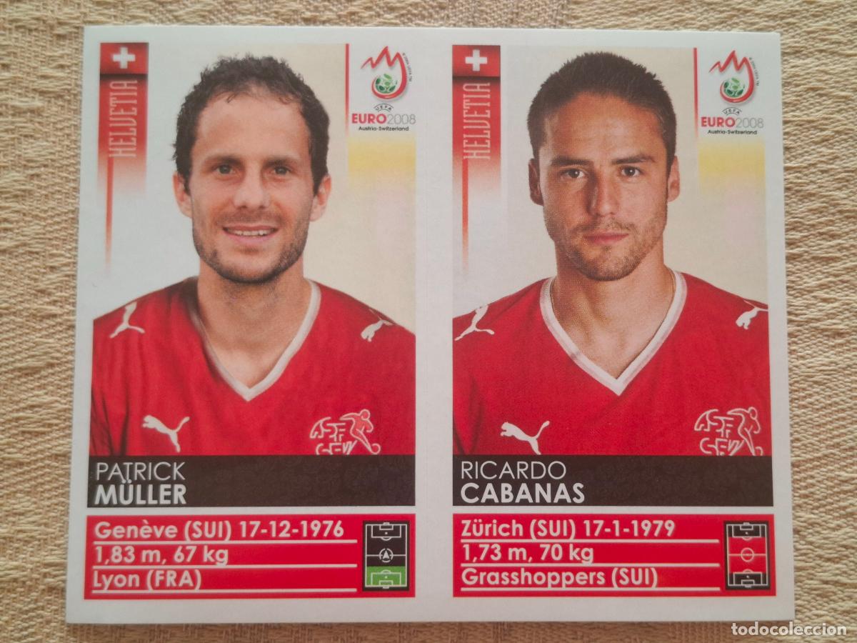 Cromos de f&uacute;tbol: EURO 2008 AUSTRIA / SUIZA - PANINI - MULLER / CABANAS ( SUIZA ) EXTRA STICKERS - NUNCA PEGADOS