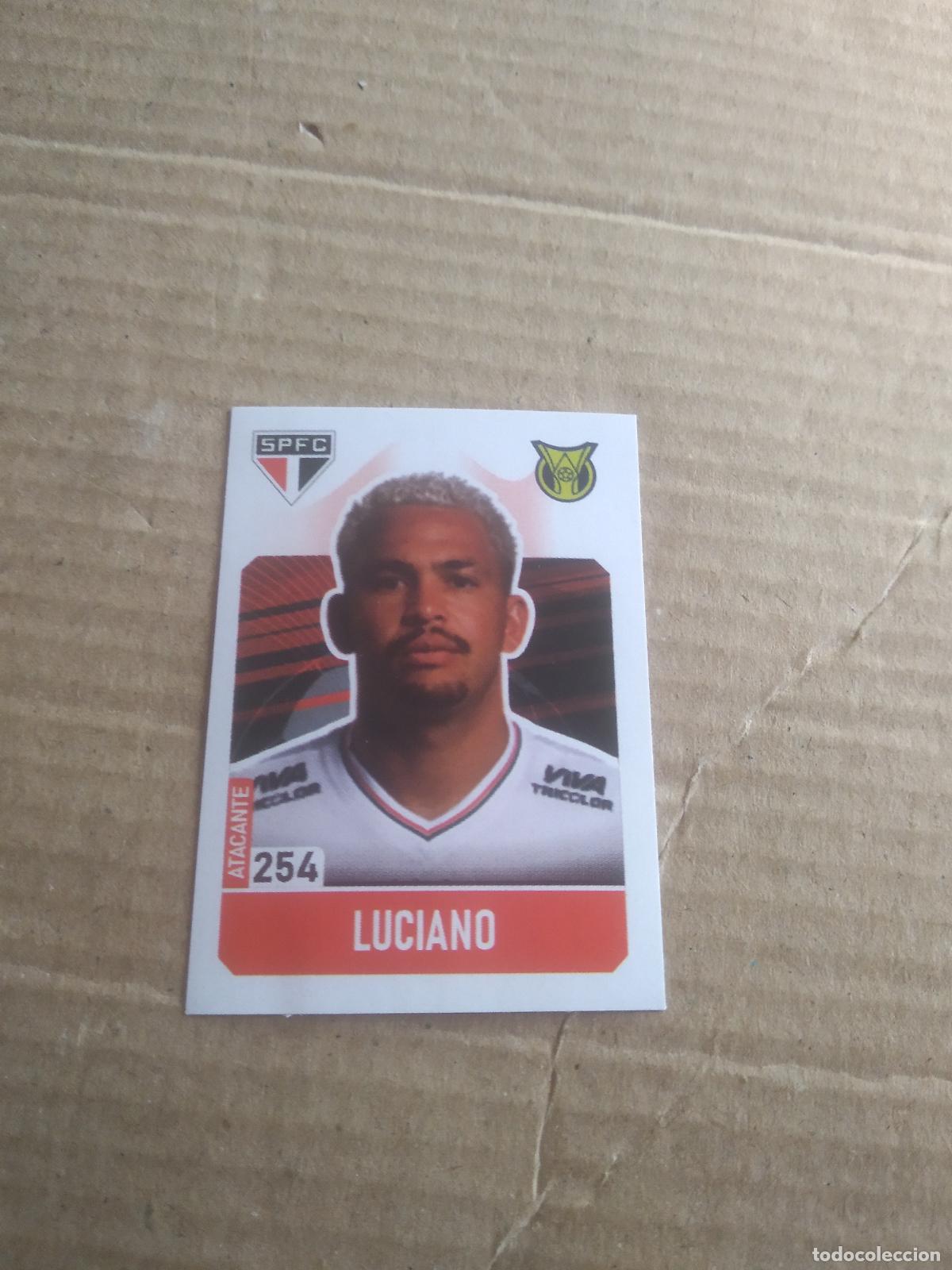 Cromos de f&uacute;tbol: 254 LUCIANO SAO PAULO CROMO FUTBOL LIGA BRASIL BRASILEIRAO