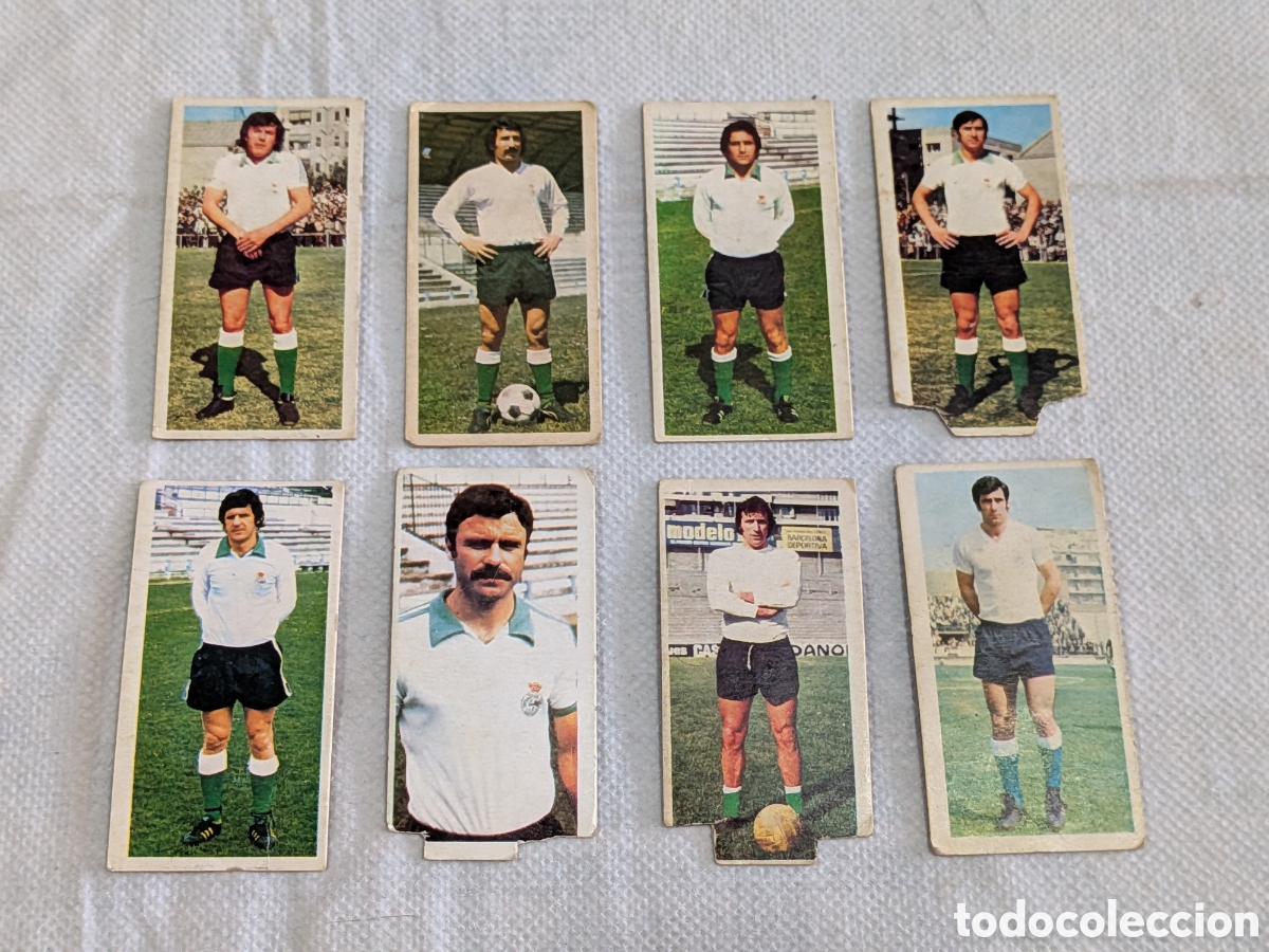 Cromos de Futebol: Lote de 8 cromos de Racing de Santander. liga 75/76. Colecciones Este.