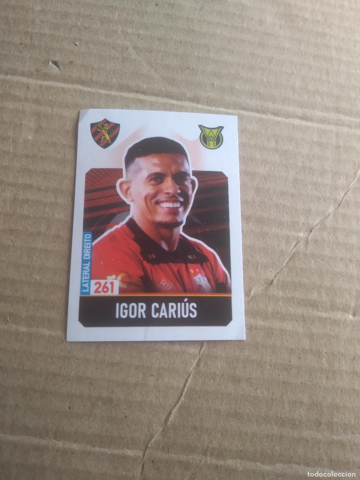 Cromos de f&uacute;tbol: 261 IGOR CARIUS SPORT RECIFE CROMO FUTBOL LIGA BRASIL BRASILEIRAO