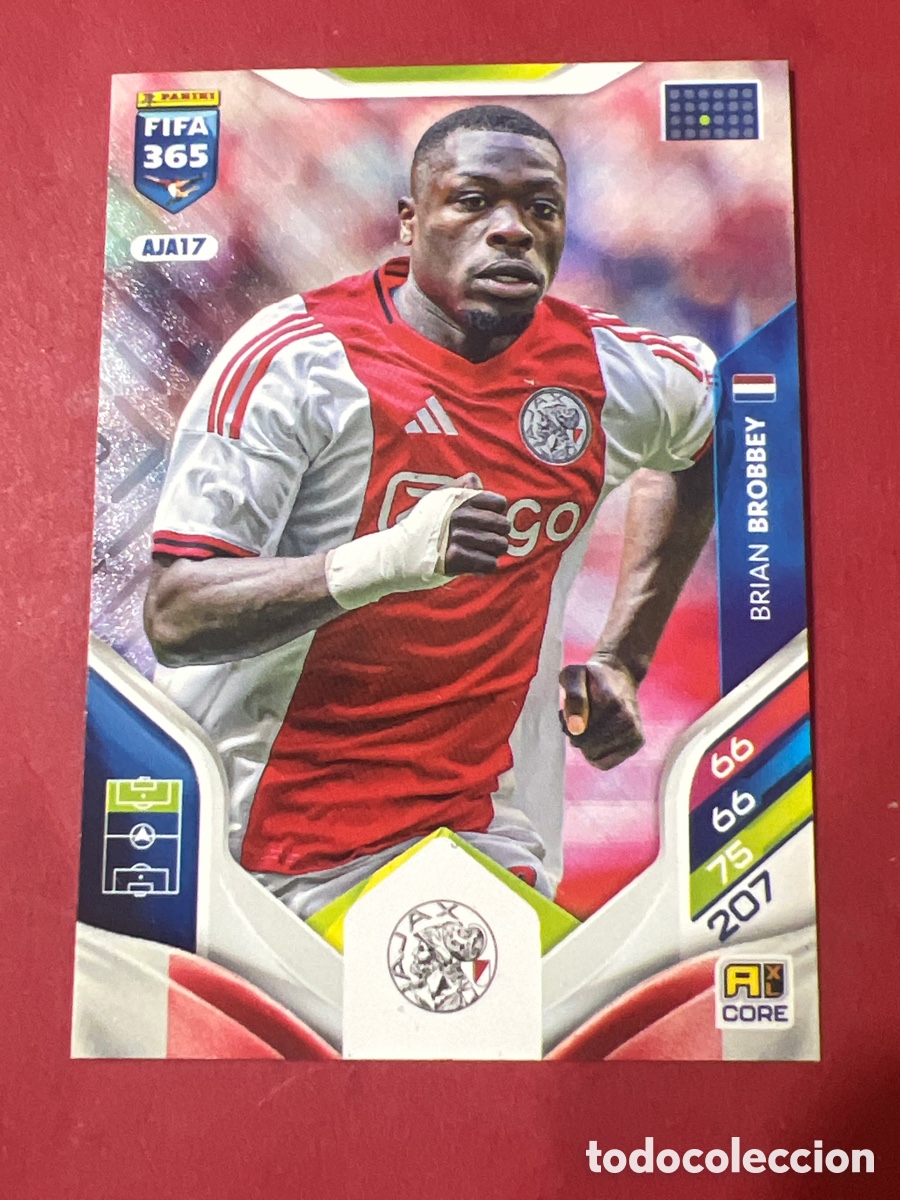 Cromos de f&uacute;tbol: A1728. Brian Brobbey AJA17 Adrenalyn XL Fifa 365 2026 Ajax