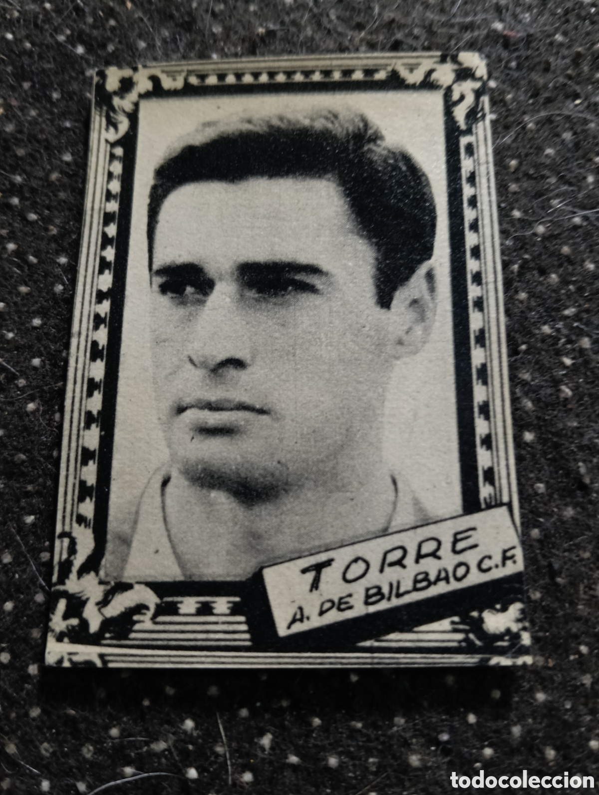 Cromos de f&uacute;tbol: TORRE - ATL&Eacute;TICO DE BILBAO - CROMO LIGA 1959 1960 - ALBUM FHER DISGRA, sin pegar, en muy buen estado