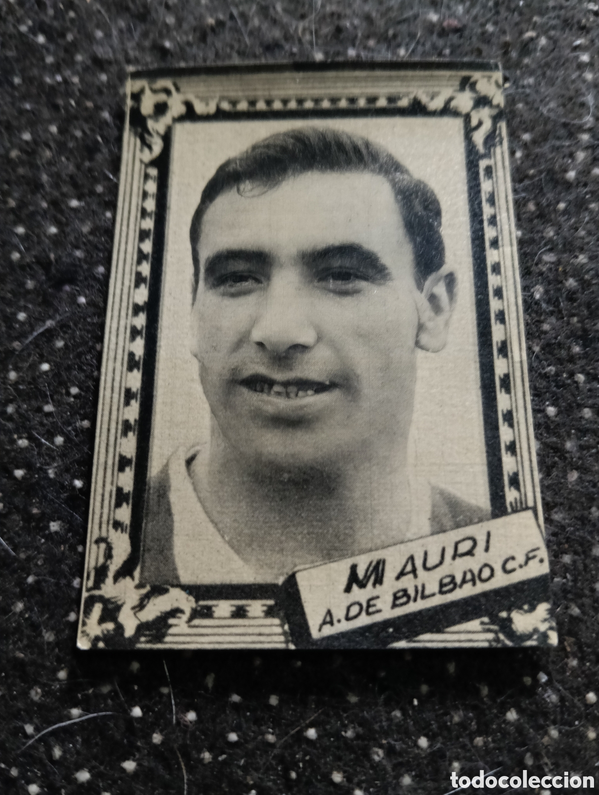 Cromos de f&uacute;tbol: MAURI - ATL&Eacute;TICO DE BILBAO - CROMO LIGA 1959 1960 - ALBUM FHER DISGRA, sin pegar, en muy buen estado