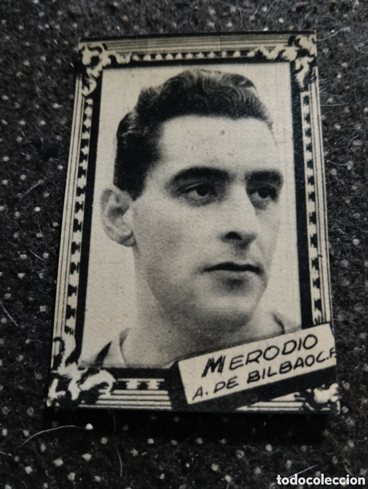 Cromos de f&uacute;tbol: MERODIO - ATL&Eacute;TICO DE BILBAO - CROMO LIGA 1959 1960 - ALBUM FHER DISGRA, sin pegar, en muy buen esta