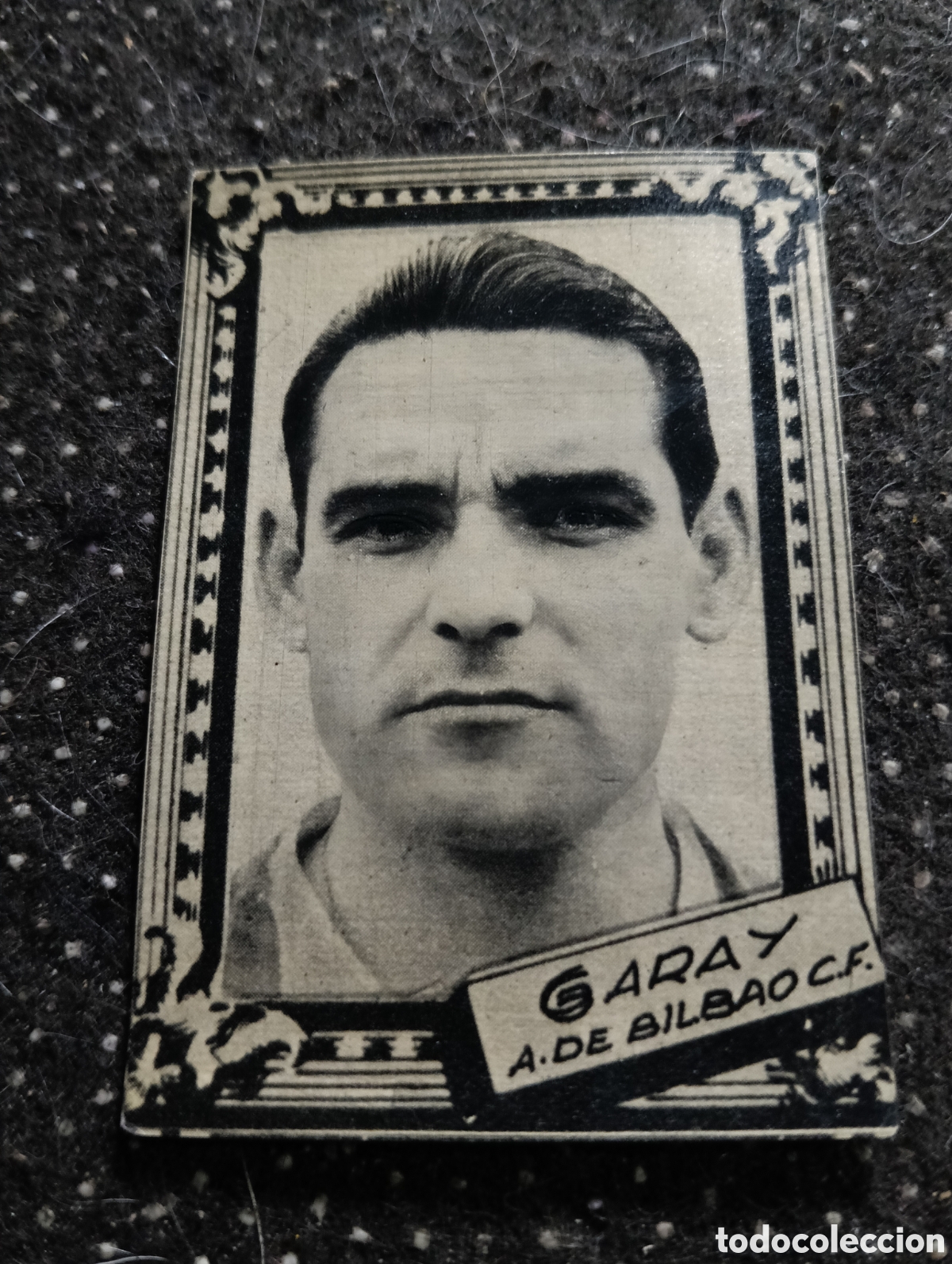 Cromos de f&uacute;tbol: GARAY - ATL&Eacute;TICO DE BILBAO - CROMO LIGA 1959 1960 - ALBUM FHER DISGRA, sin pegar, en muy buen estado
