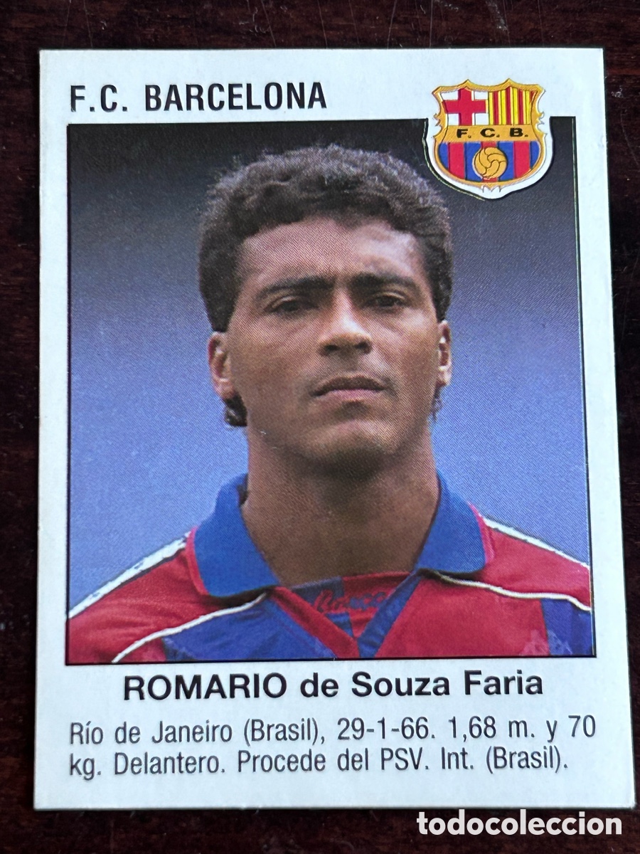 Cromos de f&uacute;tbol: CROMO ROMARIO BARCELONA ROOKIE 93-94 PANINI