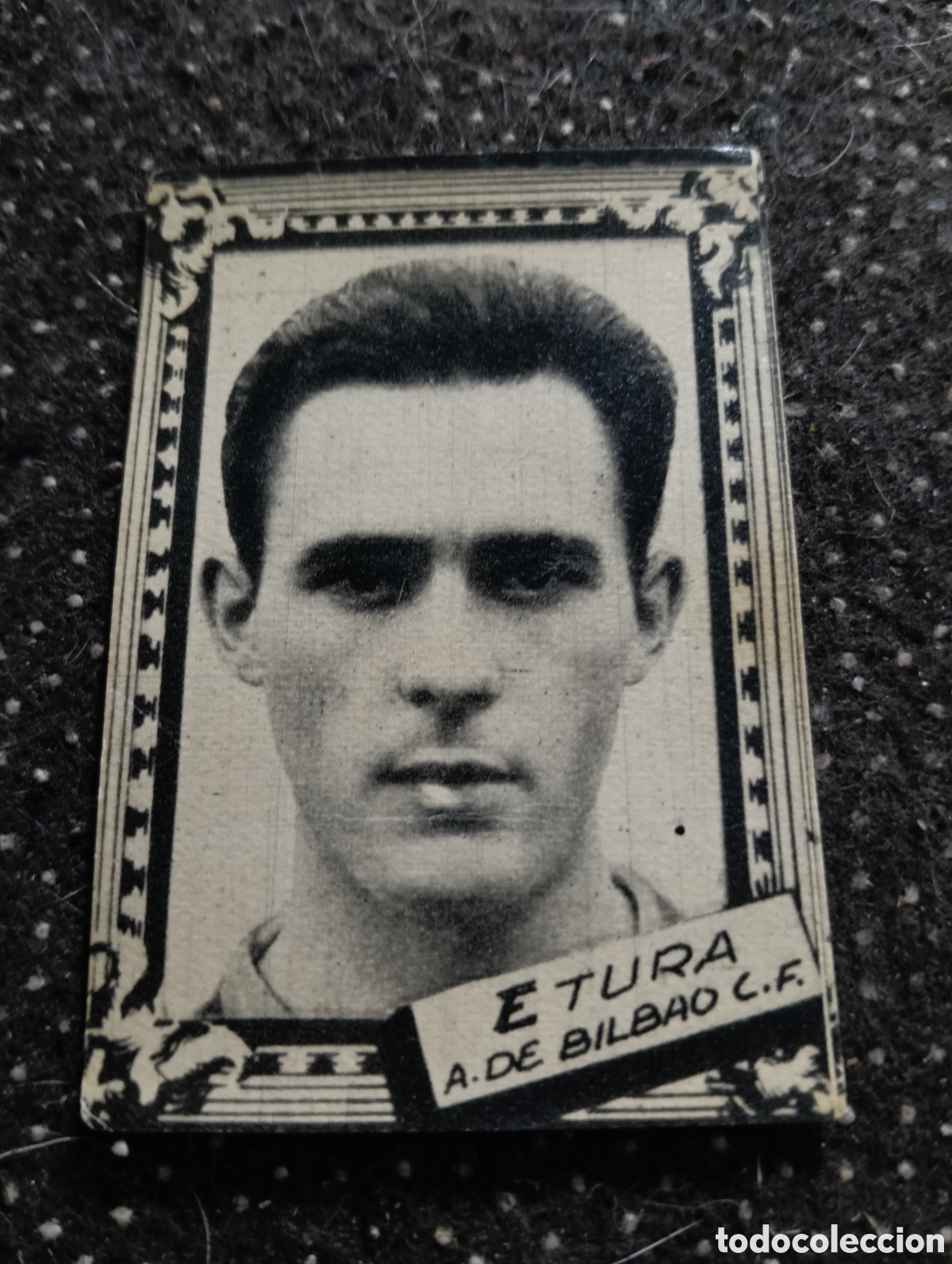 Cromos de f&uacute;tbol: ETURA - ATL&Eacute;TICO DE BILBAO - CROMO LIGA 1959 1960 - ALBUM FHER DISGRA, sin pegar, en muy buen estado
