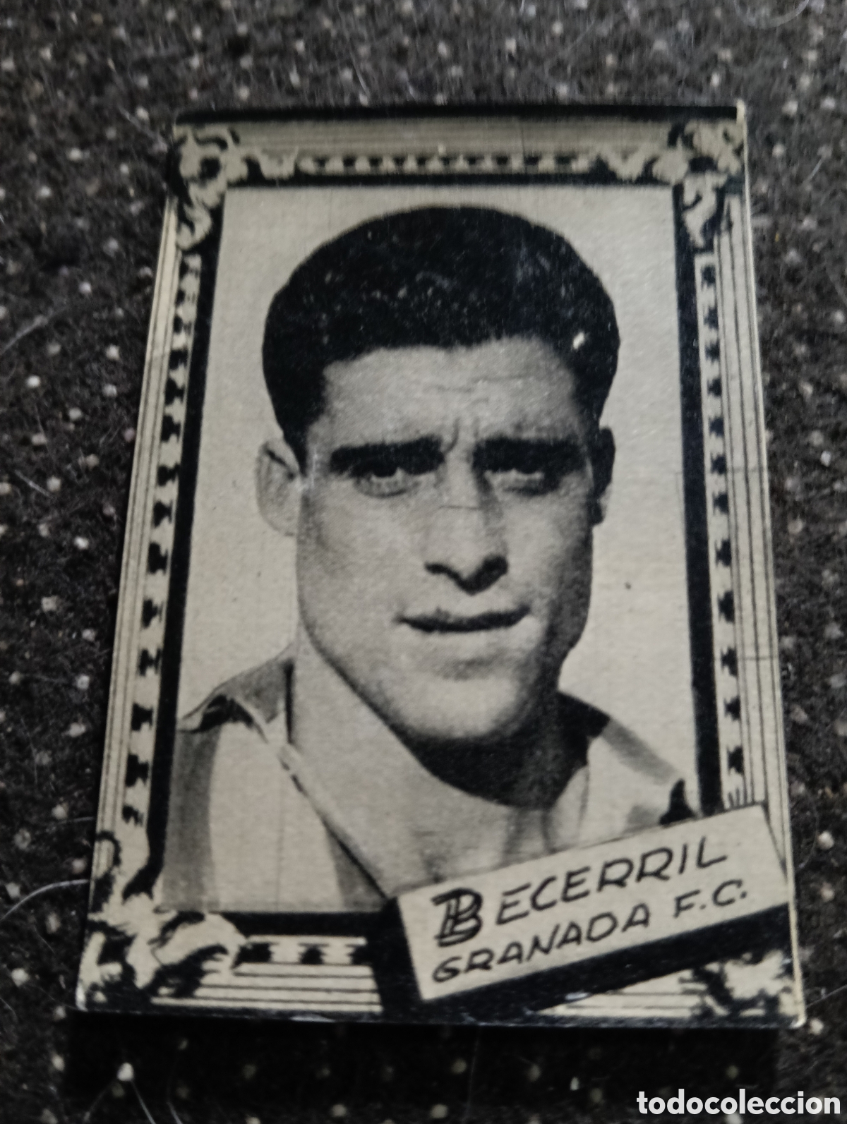 Cromos de f&uacute;tbol: BECERRIL - GRANADA F&Uacute;TBOL CLUB - CROMO LIGA 1959 1960 - ALBUM FHER DISGRA, sin pegar, en muy buen es