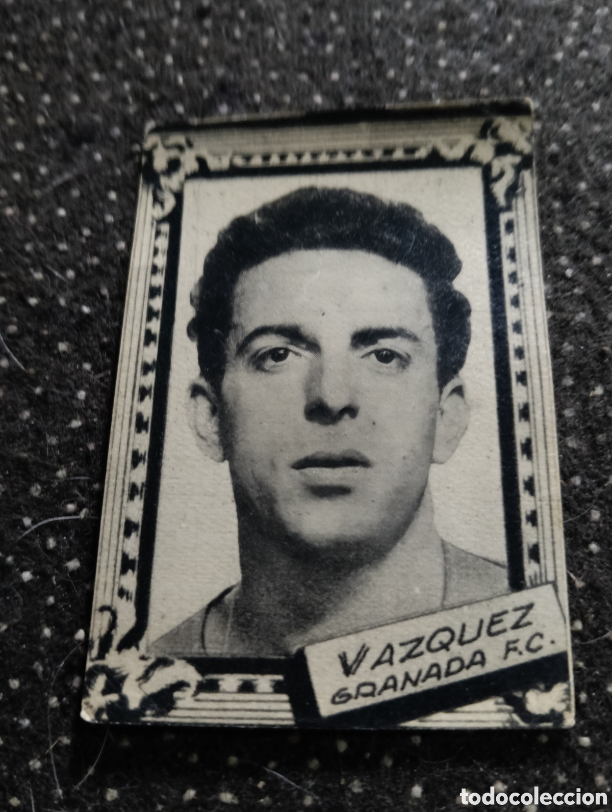 Cromos de f&uacute;tbol: V&Aacute;ZQUEZ - GRANADA F&Uacute;TBOL CLUB - CROMO LIGA 1959 1960 - ALBUM FHER DISGRA, sin pegar, en muy buen est