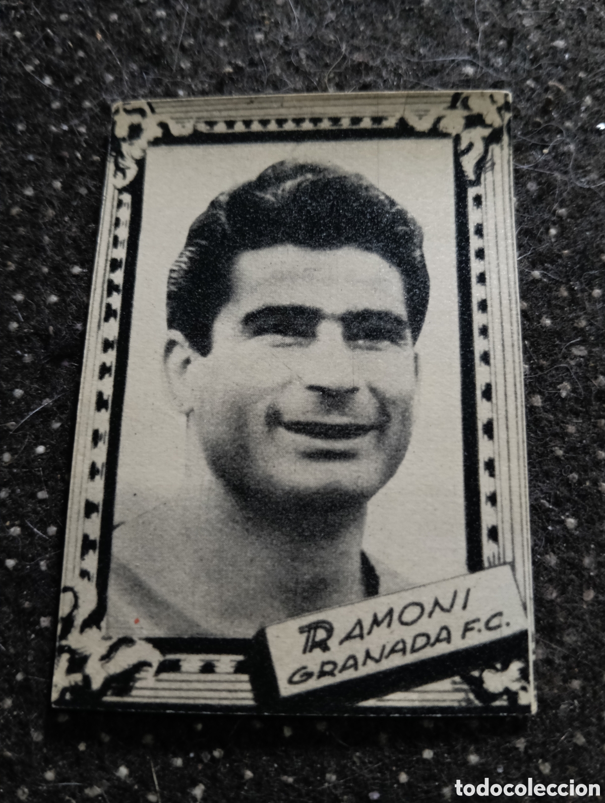 Cromos de Futebol: RAMONI - GRANADA F&Uacute;TBOL CLUB - CROMO LIGA 1959 1960 - ALBUM FHER DISGRA, sin pegar, en muy buen esta