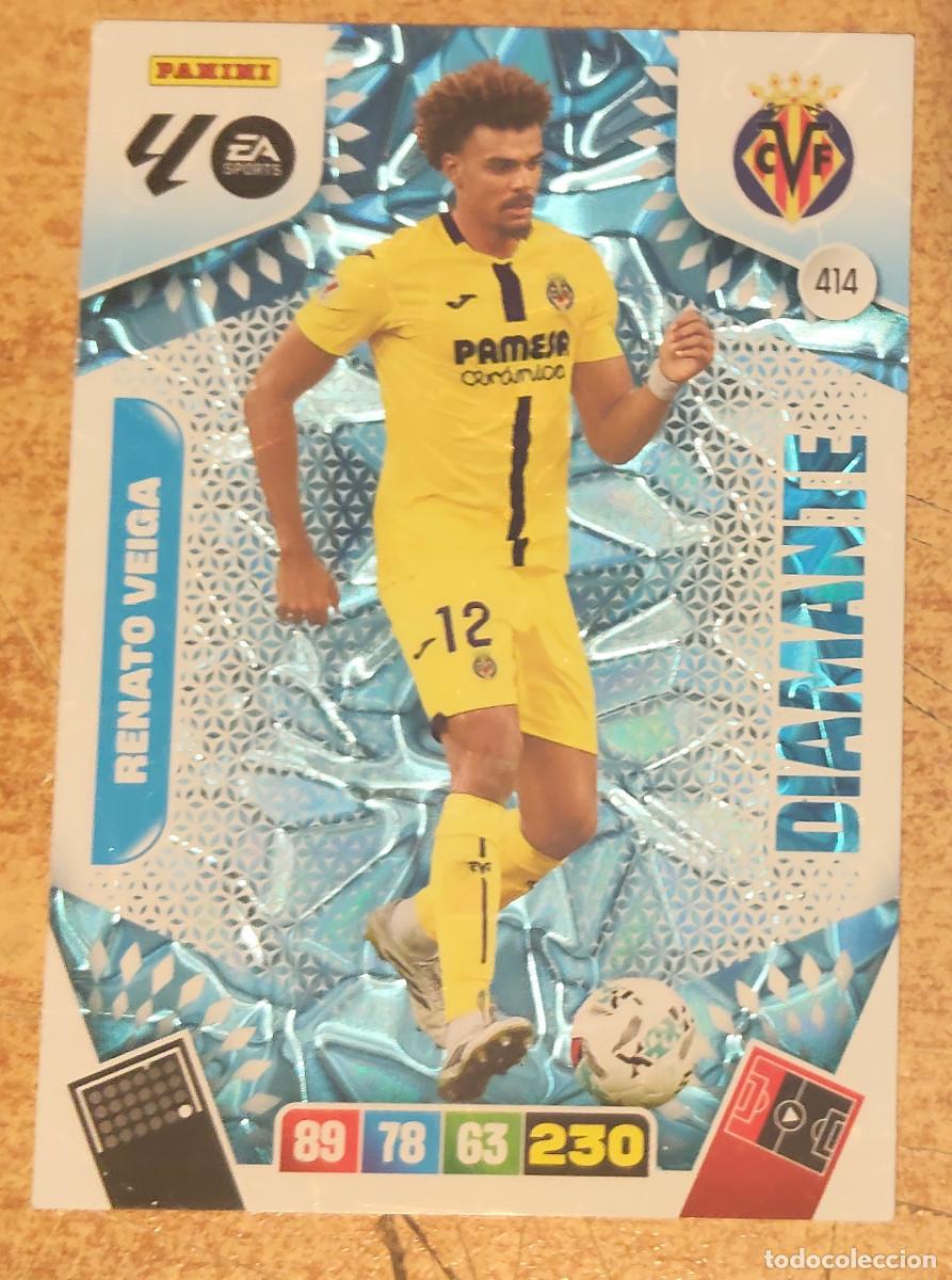 Cromos de Futebol: 414 RENATO VEIGA VILLARREAL DIAMANTE ⚽ LIGA ADRENALYN XL 2025 2026 25 26