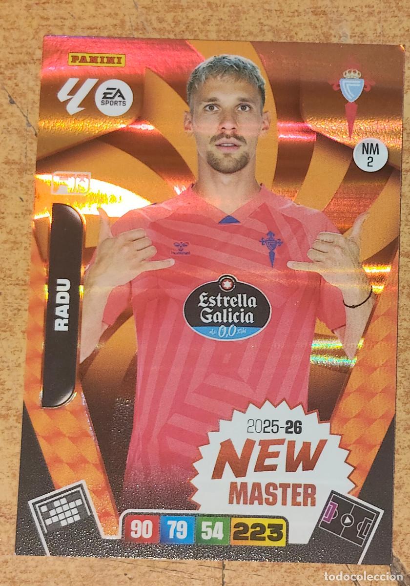 Cromos de f&uacute;tbol: Adrenalyn 25/26 - Radu - N&deg; NM 2 - Celta ( New Master )