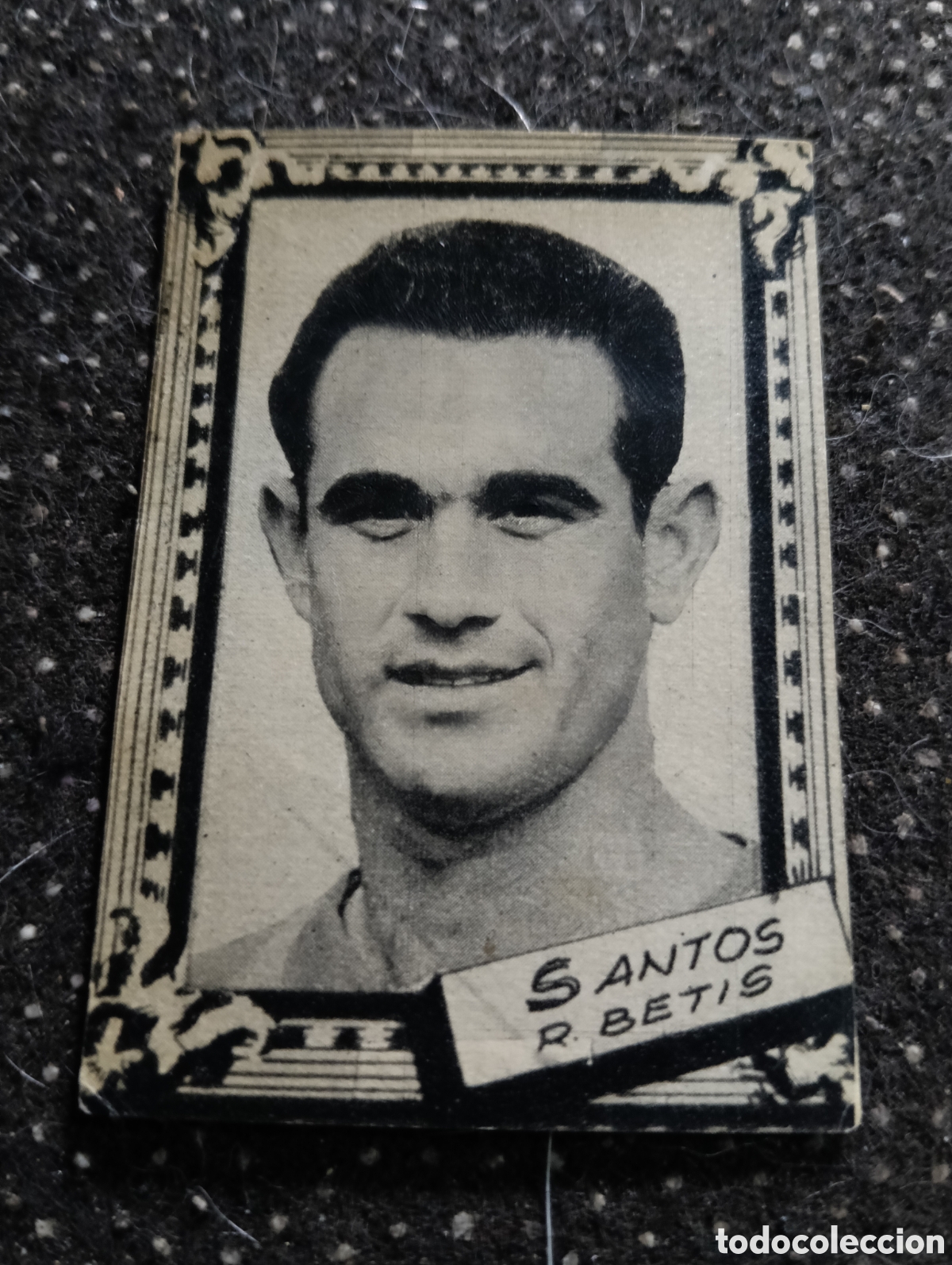 Cromos de f&uacute;tbol: SANTOS - REAL BETIS - CROMO LIGA 1959 1960 - ALBUM FHER DISGRA, sin pegar, en muy buen estado
