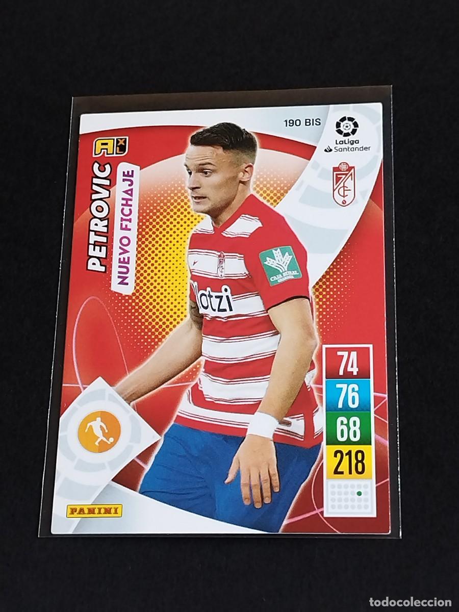Cromos de f&uacute;tbol: PETROVIC NUEVO FICHAJE #190 BIS GRANADA CF - ADRENALYN XL LA LIGA 2021 2022 - PANINI 21 22