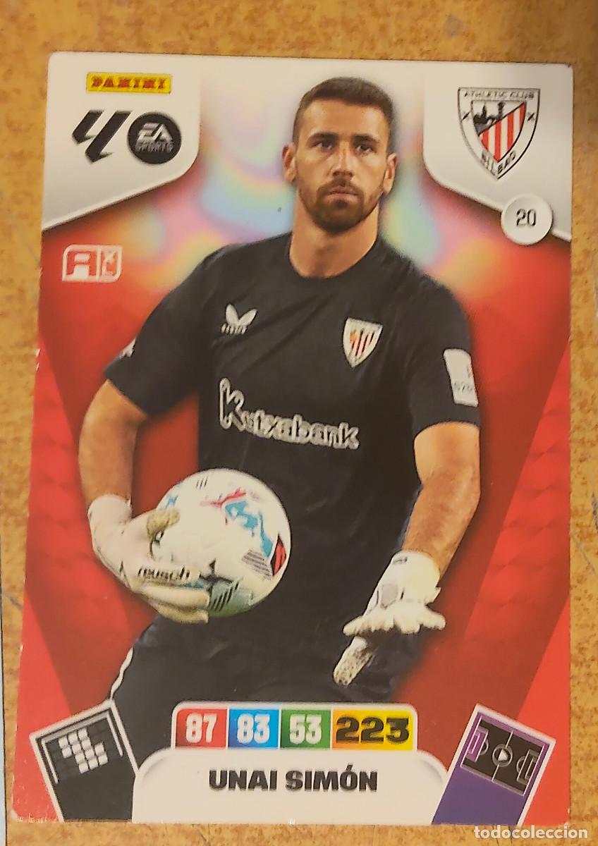 Cromos de f&uacute;tbol: 20 UNAI SIMON ATHLETIC BILBAO ADRENALYN LIGA 25 26 2025 2026 PANINI album