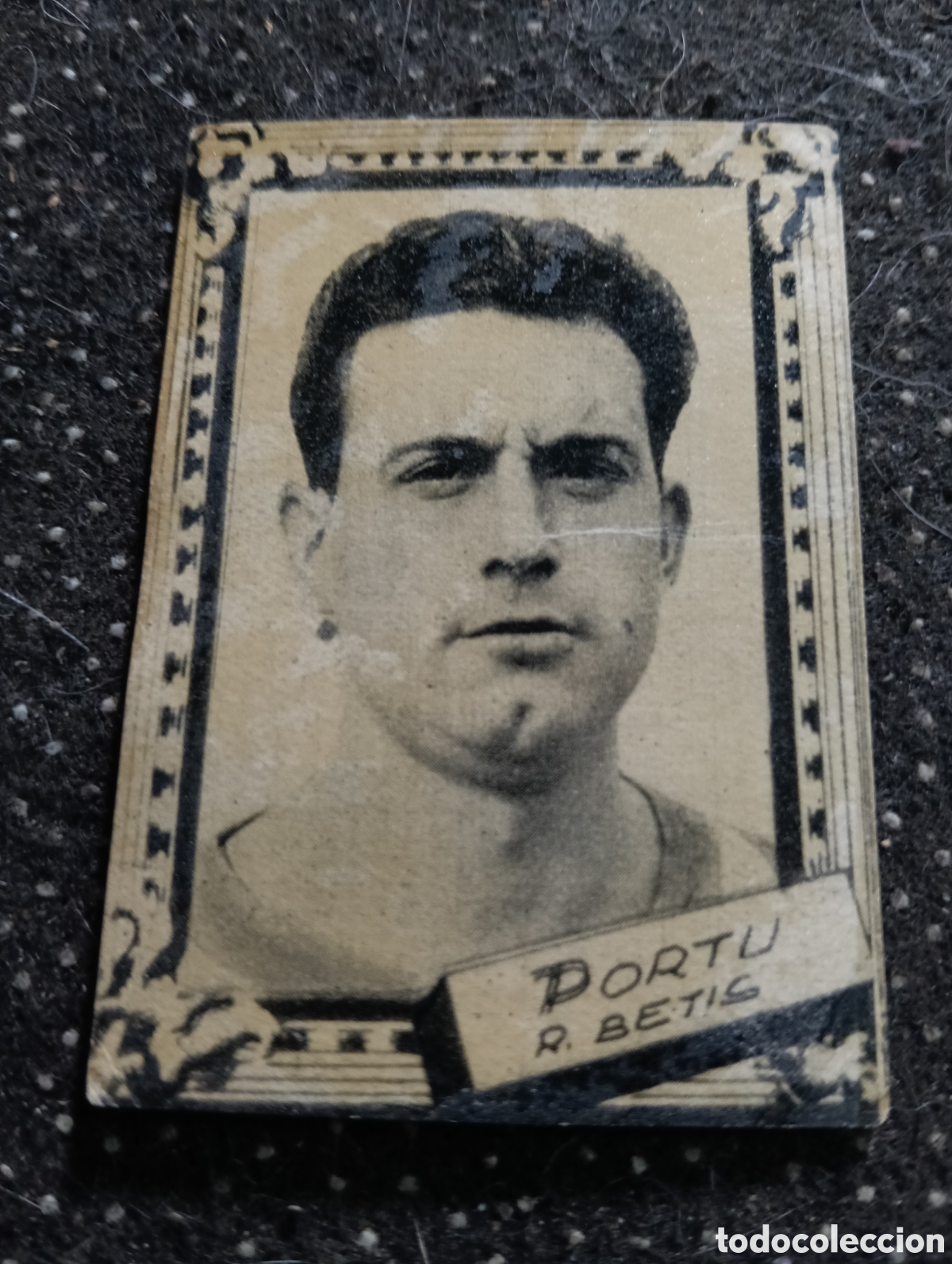 Cromos de f&uacute;tbol: PORTU - REAL BETIS - CROMO LIGA 1959 1960 - ALBUM FHER DISGRA, sin pegar, en muy buen estado