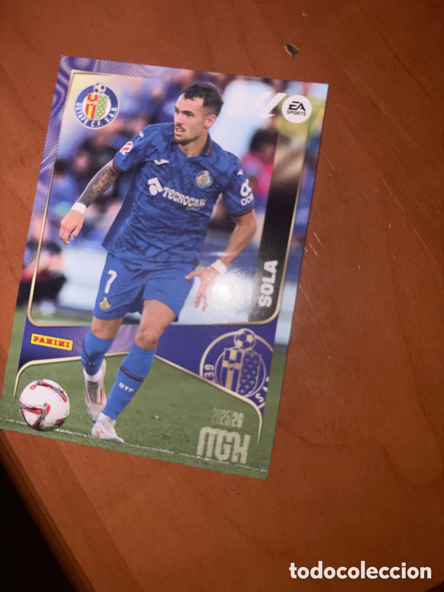 Cromos de f&uacute;tbol: 166 SOLA GETAFE CF FICHAS ALBUM MEGACRACKS 2025 2026 MGK 25 26