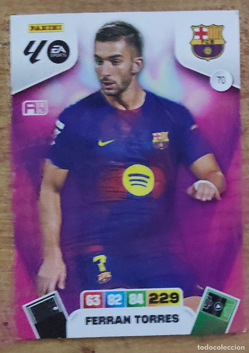 Cromos de f&uacute;tbol: ADRENALYN XL 2025-26 CARD N&ordm; 70 FERRAN TORRES FC BARCELONA