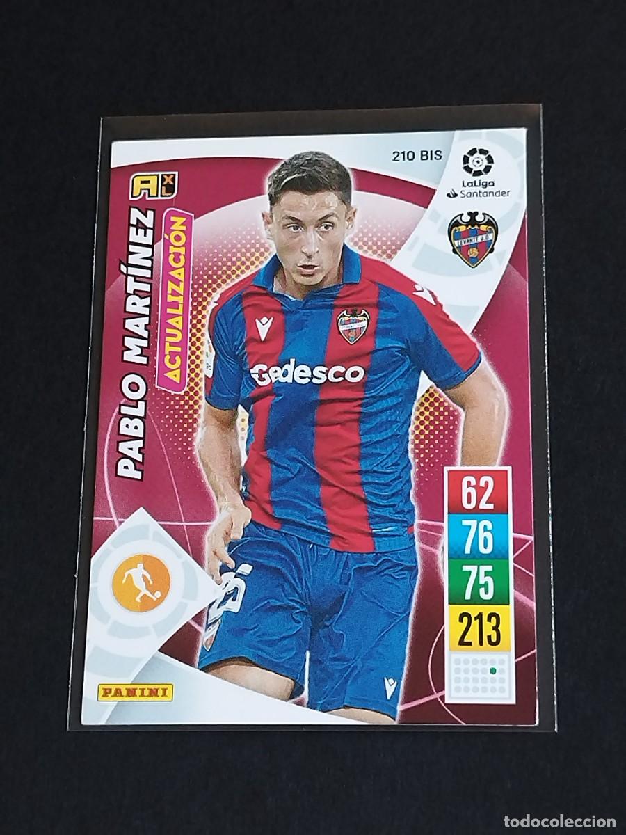 Cromos de f&uacute;tbol: PABLO MART&Iacute;NEZ ACTUALIZACI&Oacute;N #210 BIS LEVANTE UD - ADRENALYN XL LA LIGA 2021 2022 - PANINI 21 22