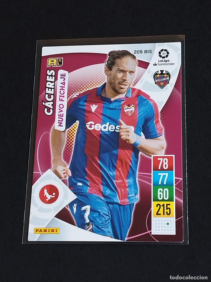 Cromos de f&uacute;tbol: C&Aacute;CERES NUEVO FICHAJE #205 BIS LEVANTE UD - ADRENALYN XL LA LIGA 2021 2022 - PANINI 21 22