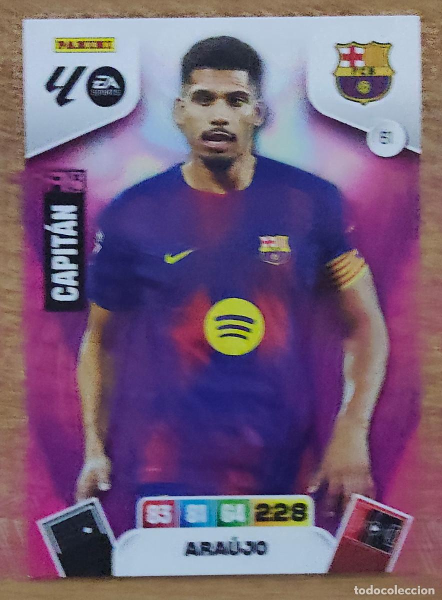 Cromos de f&uacute;tbol: 61 - ARAUJO, BARCELONA ADRENALYN 2025 2026