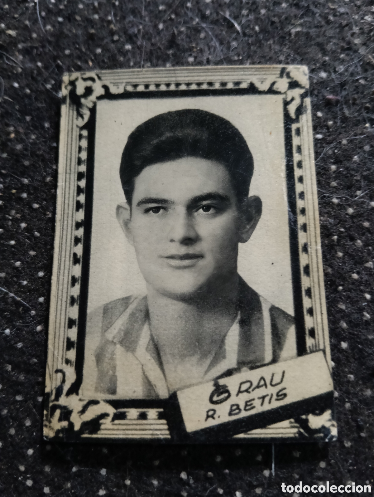 Cromos de f&uacute;tbol: GRAU - REAL BETIS - CROMO LIGA 1959 1960 - ALBUM FHER DISGRA, sin pegar, en muy buen estado