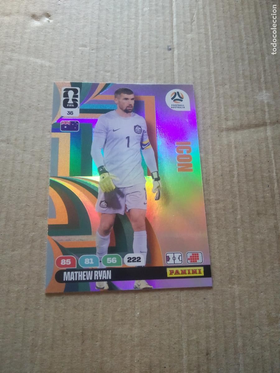Cromos de f&uacute;tbol: 36 MATH RYAN AUSTRALIA CROMO FUTBOL PANINI ADRENALYN MUNDIAL 2026 WORLD CUP COPA DEL MUNDO