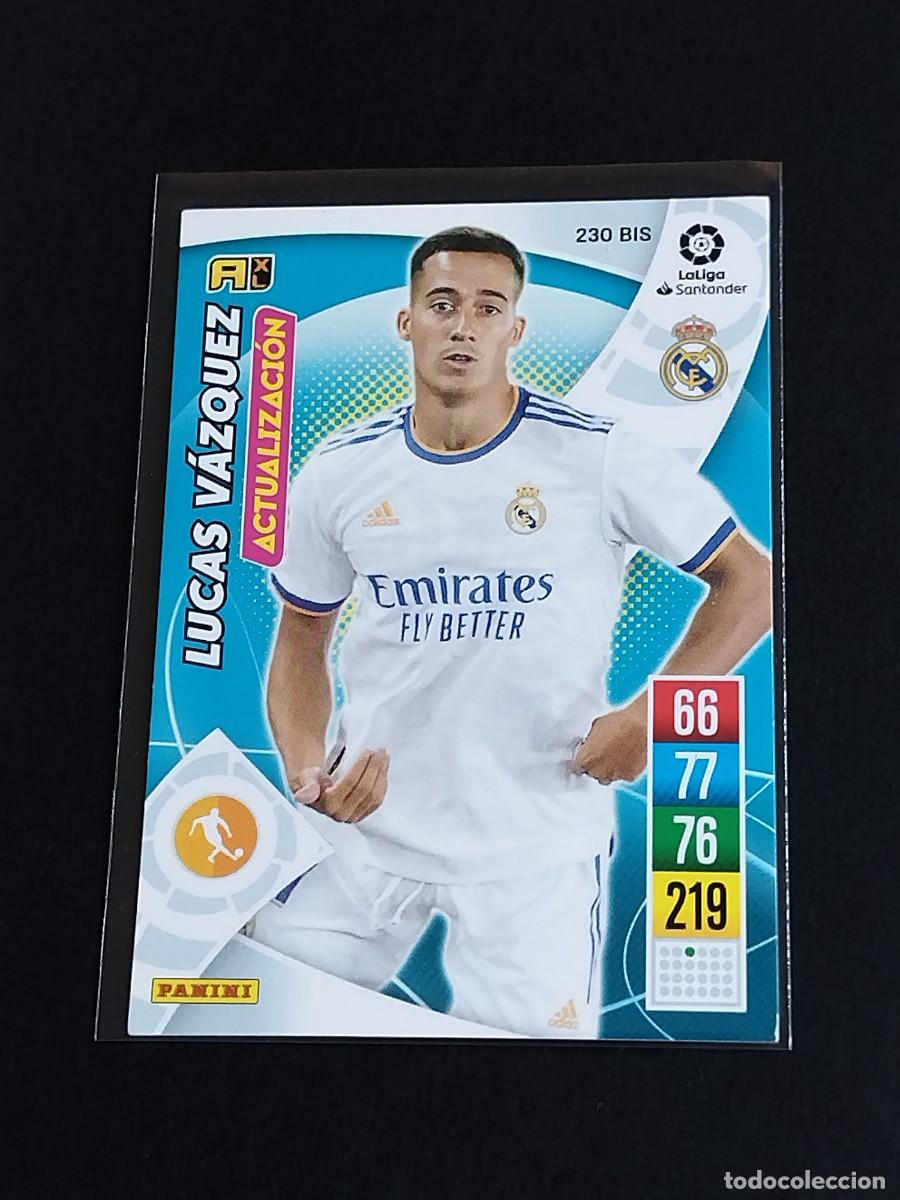 Cromos de f&uacute;tbol: LUCAS V&Aacute;ZQUEZ ACTUALIZACI&Oacute;N #230 BIS REAL MADRID - ADRENALYN XL LA LIGA 2021 2022 - PANINI 21 22