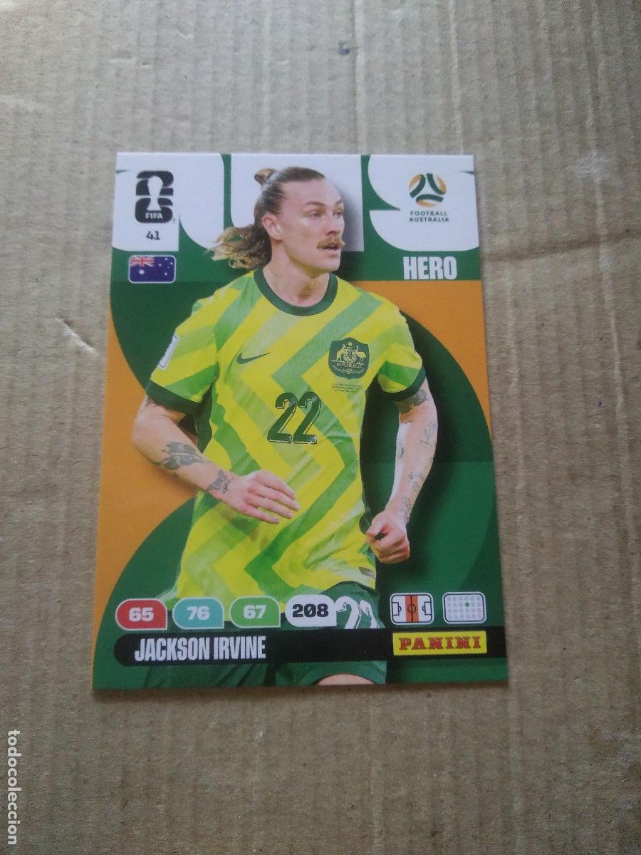 Cromos de f&uacute;tbol: 41 JACKSON IRVINE AUSTRALIA CROMO FUTBOL PANINI ADRENALYN MUNDIAL 2026 WORLD CUP COPA DEL MUNDO